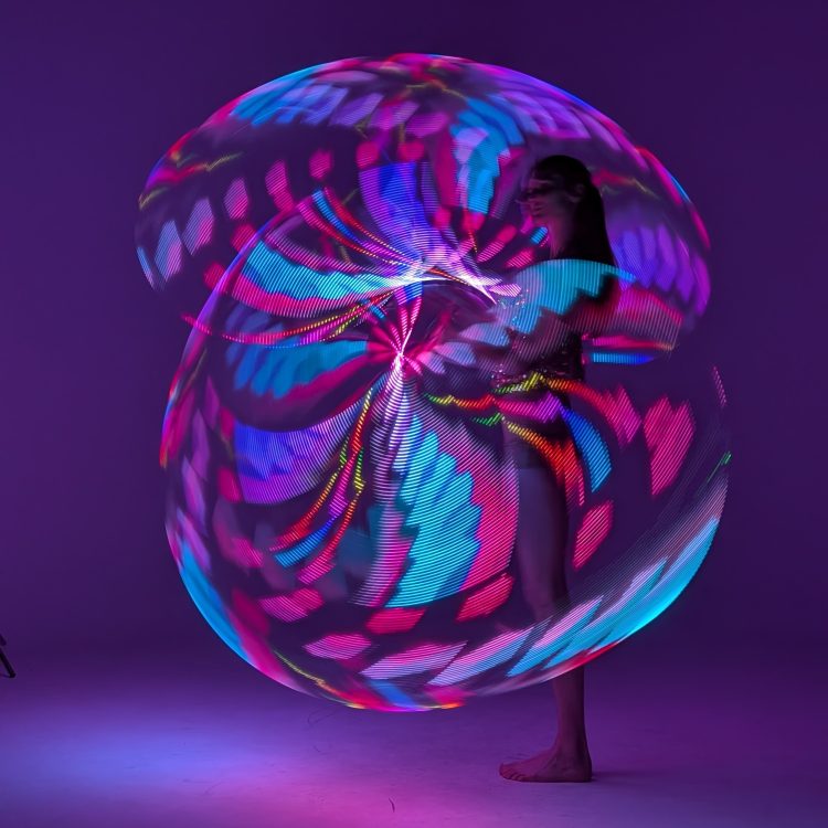 LED Hoops roving